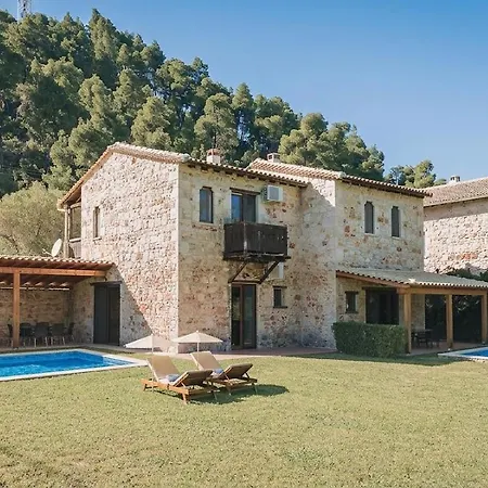 Stone Made Private Pool 4 Holiday home Kriopigi