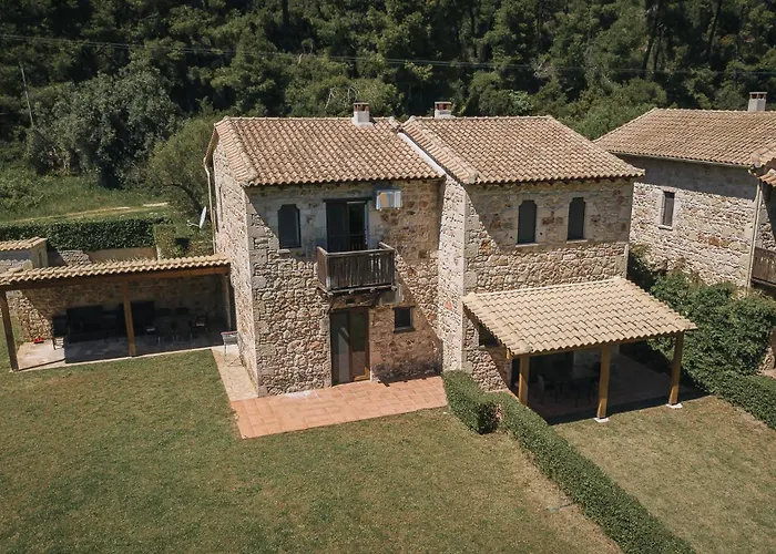 Stone Made Private Pool Villa 4 Kriopigi Ferienhaus Kriopigi