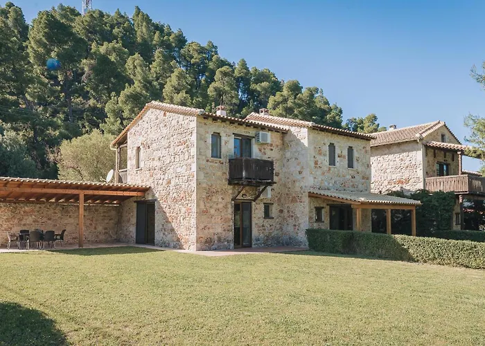 Сasa de vacaciones Stone Made Private Pool Villa 4 Kriopigi Kriopigi